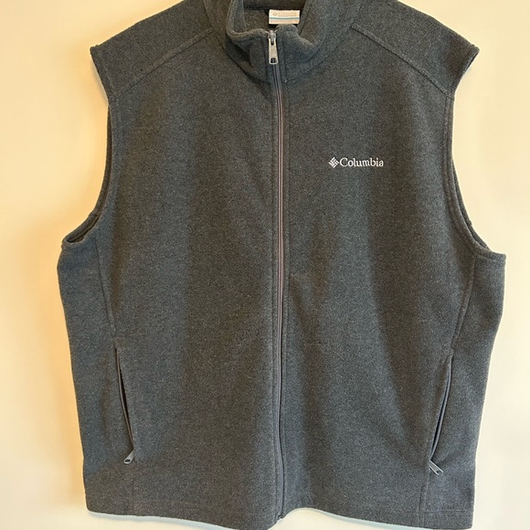 Columbia Other - Men’s Gray Columbia Fleece Vest - XL - Gray